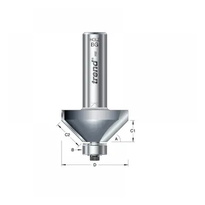 Trend 46/360X1/2TC 46/360 X 1/2 Tct Bearing Guided Chamfer 45° 35.1 X 12Mm