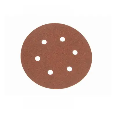 Faithfull 005820 Hook & Loop Sanding Disc Did2 Holed 150Mm X 80G (Pack 5)