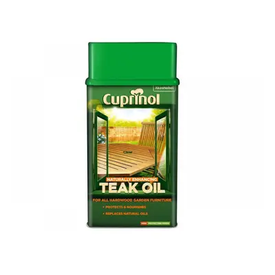 Cuprinol 5212362 Naturally Enhancing Teak Oil Clear 1 Litre