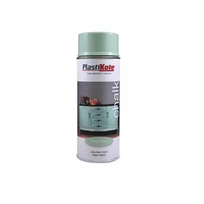 Plastikote 027104 Chalk Finish Spray Pastel Green 400Ml