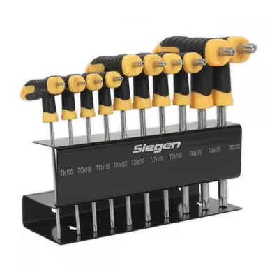 Sealey S01151 Trx-Star* Key Set 10Pc T-Handle