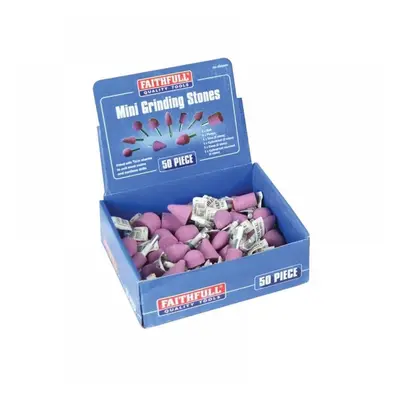 Faithfull Mini Grinding Wheel Assortment 50 Piece