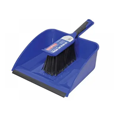 Faithfull Large Plastic Dustpan & Brush Set