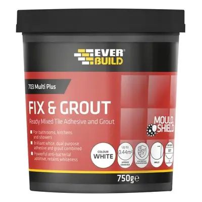 Everbuild Sika 487077 703 Fix & Grout Tile Adhesive 3.75Kg