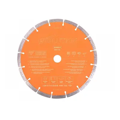 Evolution PD230SEG-CS Premium Diamond Disc Cutter Blade 230 X 22.2Mm