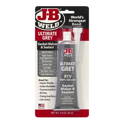 J-B Weld Silicone Gasket Maker & Sealant Grey 85G 32327UK