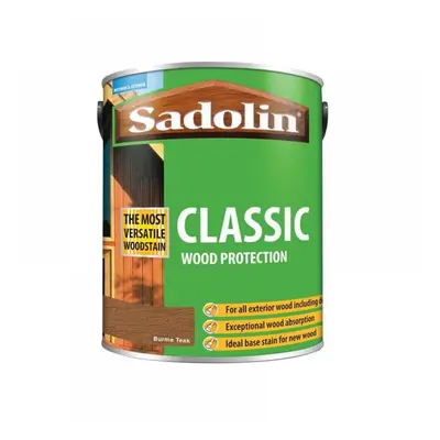 Sadolin 5028481 Classic Wood Protection Burma Teak 5 Litre