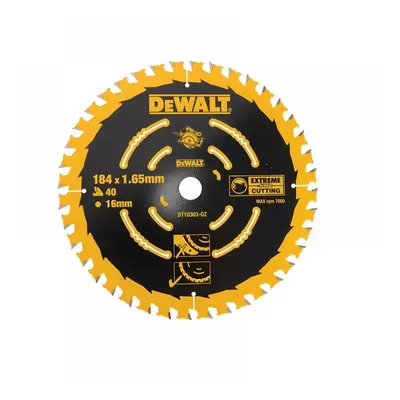 Dewalt DT10303-QZ Extreme Framing Circular Saw Blade 184 X 16Mm X 40T