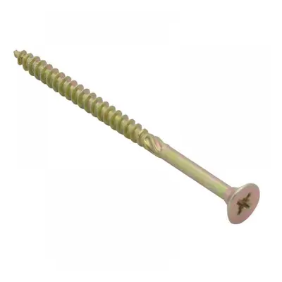 Forgefix SPE4580Y Spectre™ Pz Compatible Wood Screw Csk Zyp 4.5 X 80Mm Box 100