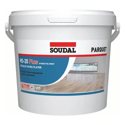 Soudal Ms-20 Plus Parquet Adhesive Light Brown 6Kg bucket 14