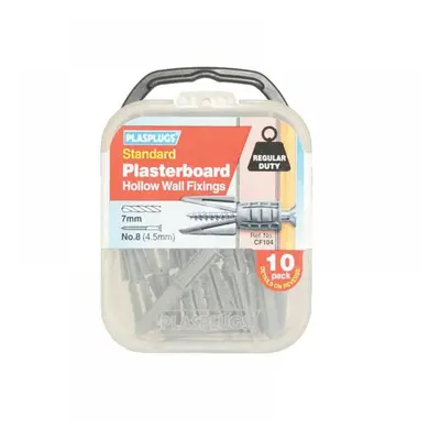 Plasplugs CF104 Cf 104 Standard Plasterboard Fixings Pack Of 10