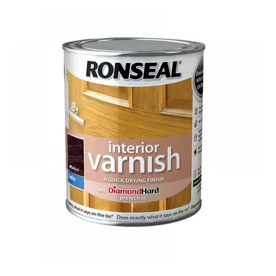 Ronseal 36829 Interior Varnish Quick Dry Satin Walnut 250Ml