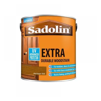 Sadolin 5090983 Extra Durable Woodstain Heritage Oak 2.5 Litre