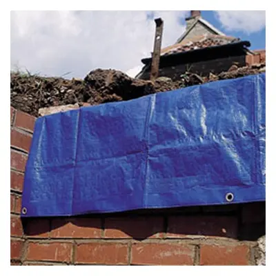 Clarke 6471262 Trp12/16B Blue & Silver Tarpaulin 12 X 16