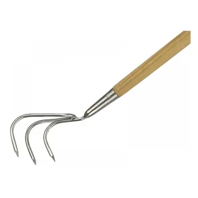 Kent & Stowe 70100042 Stainless Steel Long Handled 3-Prong Cultivator Fsc®