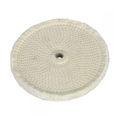 Sealey BG200BW Buffing Wheel Ø200 X 16Mm Ø16Mm Bore Fine