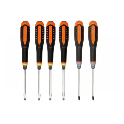 Bahco BE-9882TB Be-9882Tb Ergo™ Through Blade Screwdriver Set 6 Piece