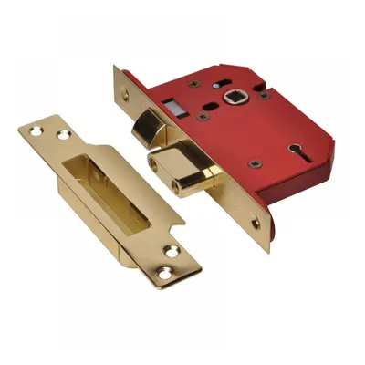 Union Y2205S-PB-3.0 Strongbolt 2205S 5 Lever Mortice Sashlock Polished Brass 81Mm 3In Visi