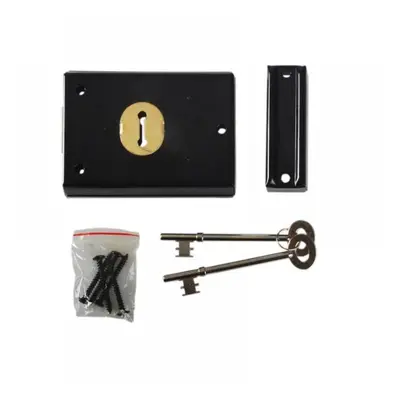 Yale Locks P-402-BK P402 Rim Lock Black Finish 102 X 76Mm Visi