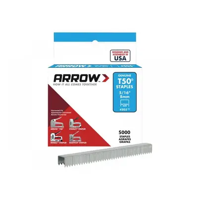 Arrow A505IP T50 Staples 8Mm (5/16In) (Bulk Pack 5000)