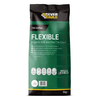 Everbuild 730 Universal Flexible Grout White 5Kg