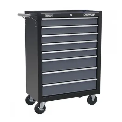 Sealey AP3508TB Rollcab 8 Drawer With Ball-Bearing Slides - Black/Grey