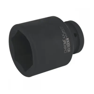 Sealey IS155D Impact Socket 55Mm Deep 1inSq Drive