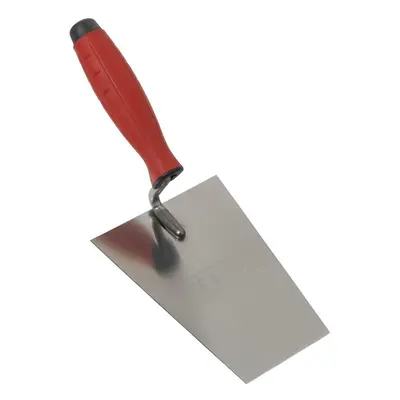 Sealey T1203 Stainless Steel Masonry Trowel - Rubber Handle - 160Mm