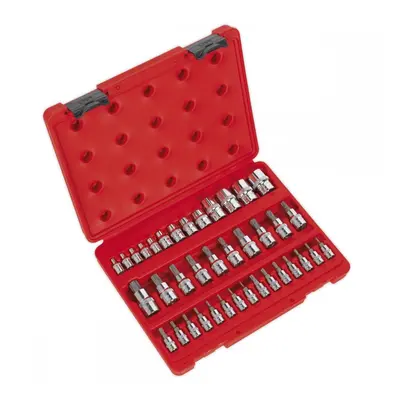 Sealey AK6197 Trx-Star* Socket & Security Socket Bit Set 38Pc 1/4in 3/8in & 1/2inSq Drive