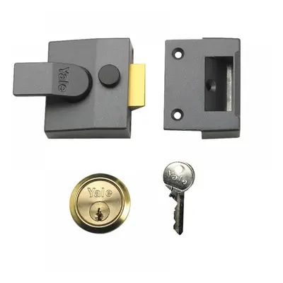 Yale Locks 630084005702 P84 Standard Nightlatch 40Mm Backset Dmg Finish Visi