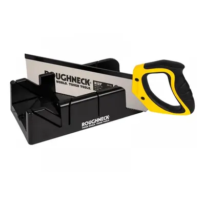 Roughneck 34-490 Mitre Box & Hardpoint Tenon Saw Set 300Mm (12In)