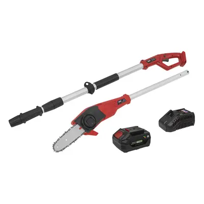 Sealey CP20VTP02 Telescopic Cordless 20Cm Chainsaw Kit 20V 4Ah Sv20 Series