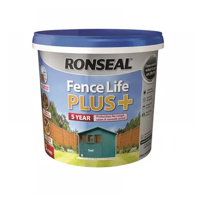 Ronseal 38642 Fence Life Plus+ Teal 5 Litre