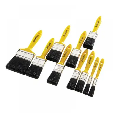 Stanley® STPPYS00 Hobby Paint Brush Set Of 10 12(2) 25(2) 38(3) 50(2) & 75Mm