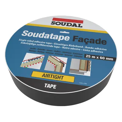 Soudal Soudatape Façade Black 60Mm X 25M tape 12