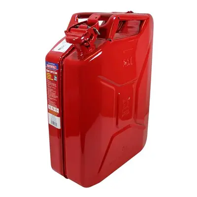 Faithfull Red Steel Jerry Can 20 Litre