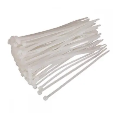 Sealey CT15036P100W Cable Tie 150 X 3.6Mm White Pack Of 100