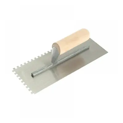 R.s.t. RTR153DS Notched Trowel 6Mm Square Notches Wooden Handle 11 X 4.1/2In