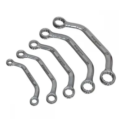 Sealey S0716 Obstruction Spanner Set 5Pc Metric