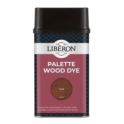 Liberon 126746 Palette Wood Dye Teak 500Ml