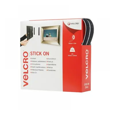 Velcro® Brand 60220 Stick On Tape 20Mm X 10M Black