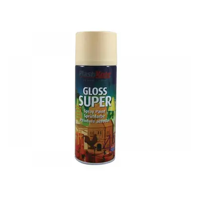 Plastikote 011112 Gloss Super Spray Antique White 400Ml