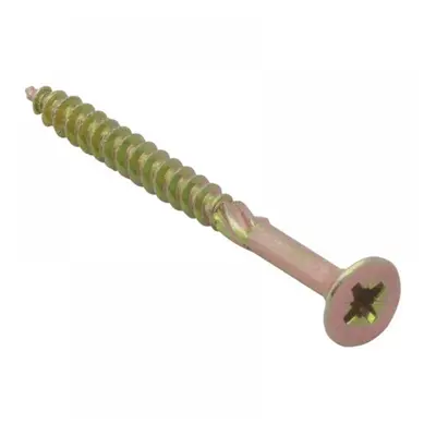 Forgefix SPE660Y Spectre™ Pz Compatible Wood Screw Csk Zyp 6.0 X 60Mm Box 100