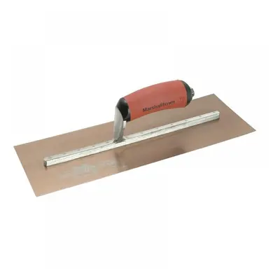 Marshalltown MPB145GSD Mpb145Gsd Pre-Worn Permashape® Finishing Gold S/S Trowel Durasoft® 14 X 5