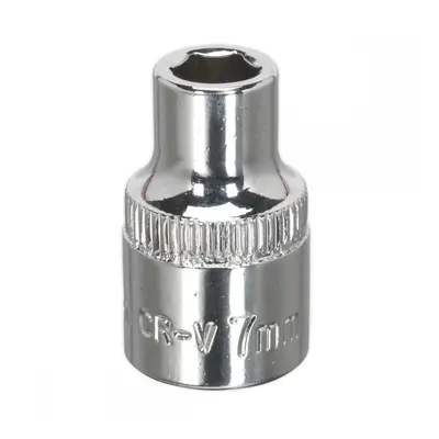 Sealey SP3807 Walldrive® Socket 7Mm 3/8inSq Drive Fully Polished