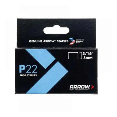 Arrow A225 P22 Staples 8Mm ( 5/16In) (Box 5050)