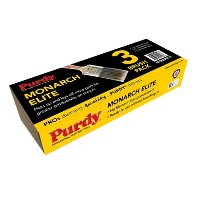 Purdy® MONSPEC3 Monarch™ Elite™ Paint Brush Set 3 Piece