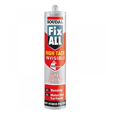 Soudal Fix All® High Tack Invisible Invisible 290Ml cartridge 12