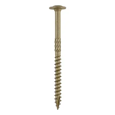 Timco 75INW Timber Frame Construction & Landscaping Screws - Wafer - Exterior - Green Organic 6.