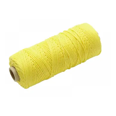 Faithfull Hi-Vis Nylon Brick Line 100M (330Ft) Yellow